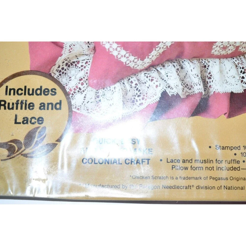 Vtg Creative Moments Pillow Kit 8375 Butterflies 14